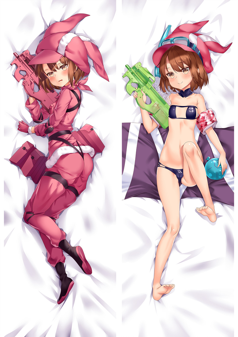 Sword Art Online Alternative Gun Gale Online Karen Kohiruimaki Dakimakura 3d pillow